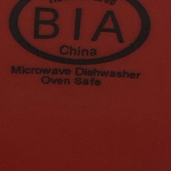 BIA Red Ceramic Salt Pig - Picture 6 of 6